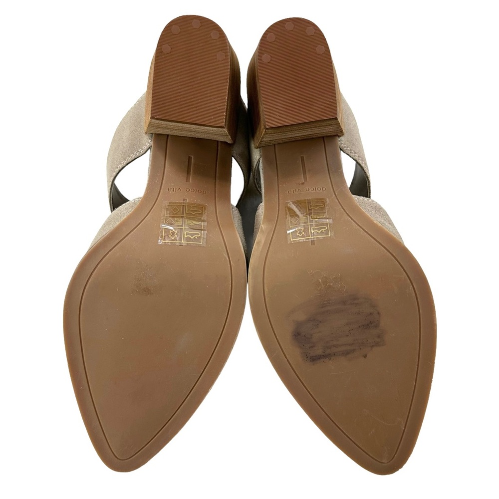 Dolce Vita Rogin Suede Heeled Mules Size 8 - Picture 10 of 16